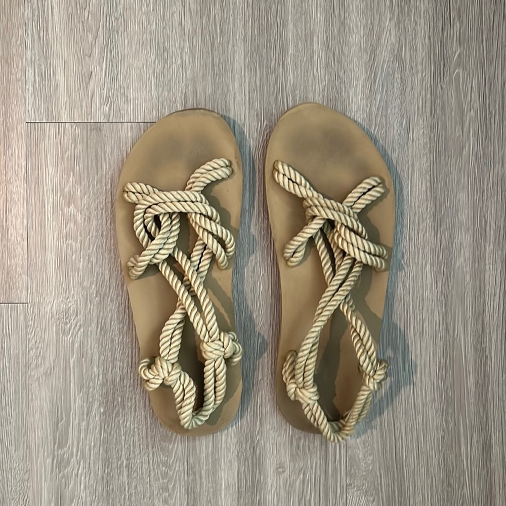 asos rope sandals